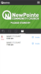 Mobile Screenshot of live.newpointe.org